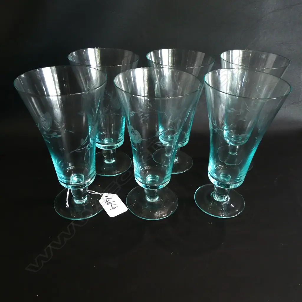 6 AQUA CUT GLASSES H. 150MM Image 1++