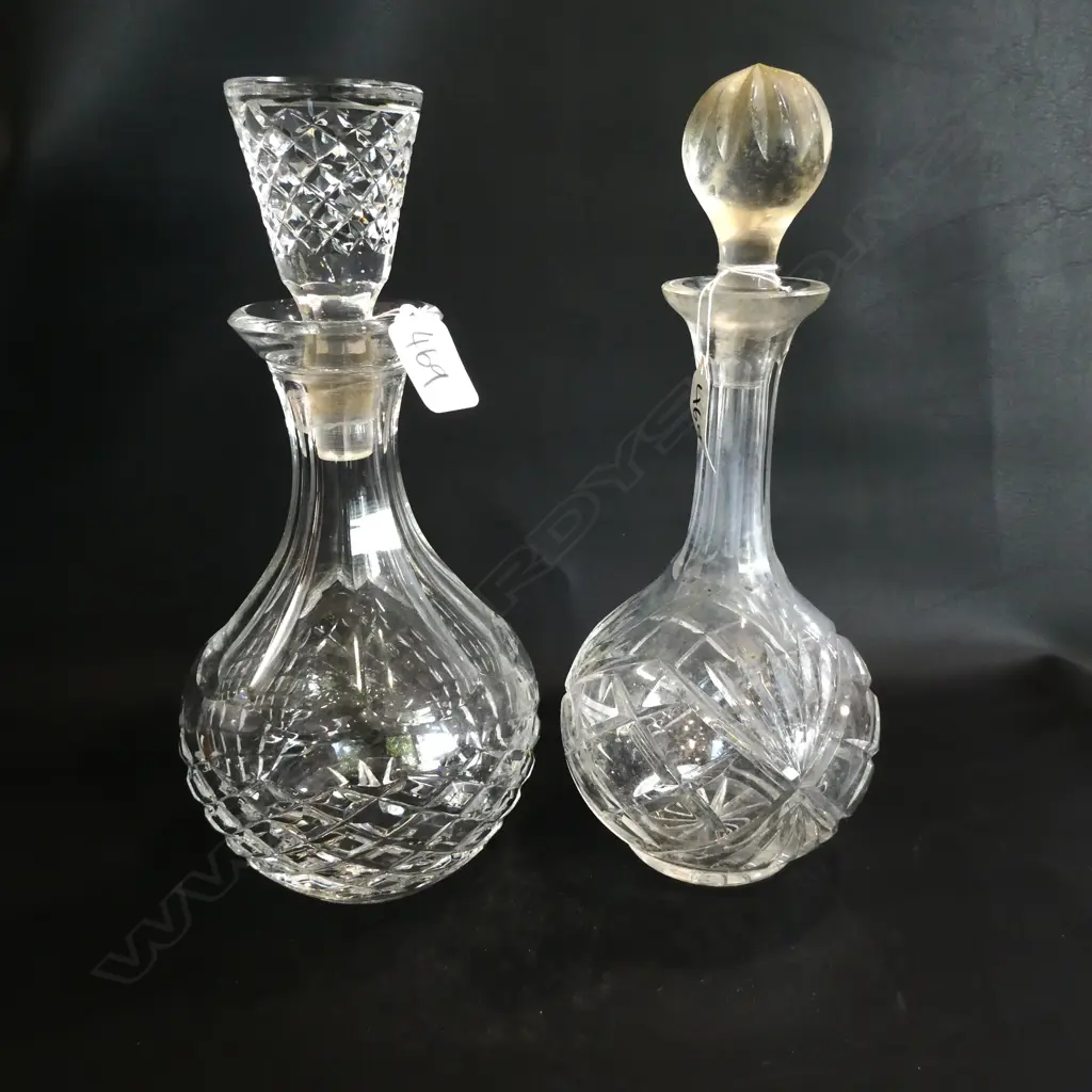 2 CRYSTAL DECANTERS Image 1++