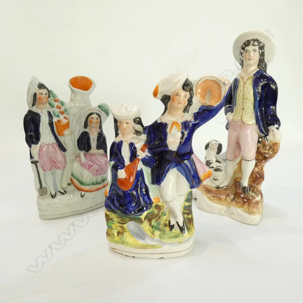3 STAFFORDSHIRE FIGURES  Image 1++