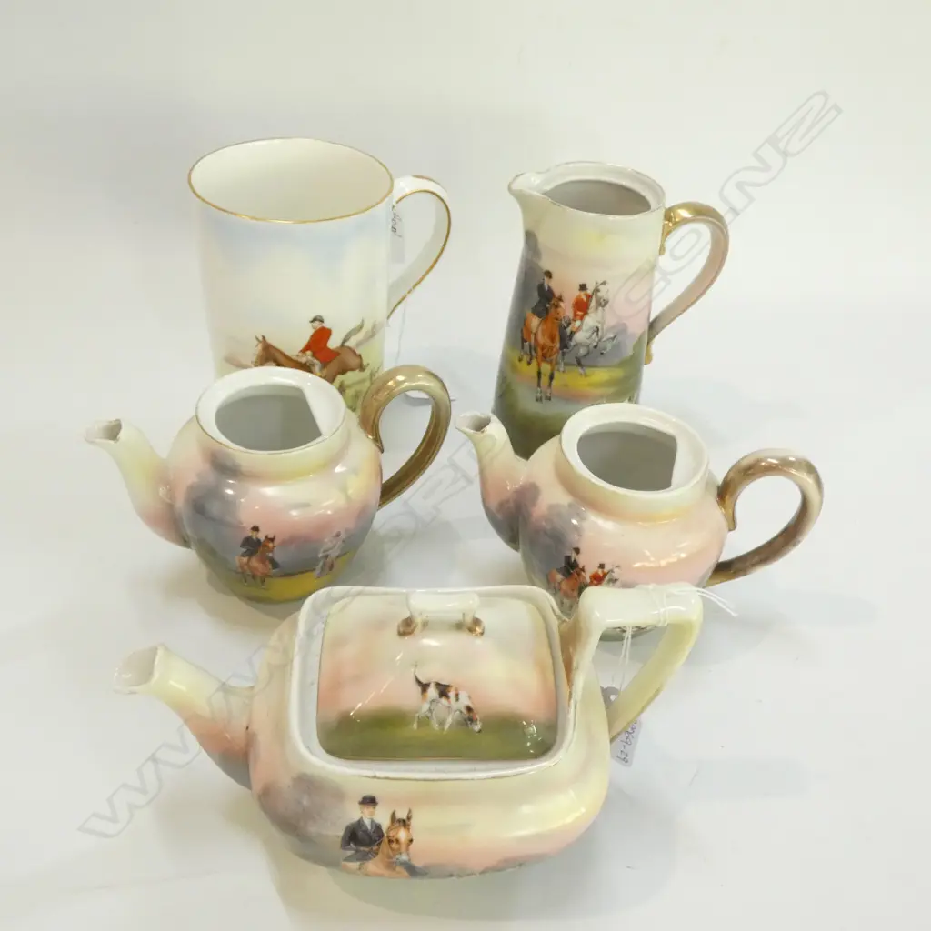 4X ROYAL BAYREUTH JUGS 3 MISSING LIDS + ROYAL CROWN DERBY MUG H.130MM Image 1++