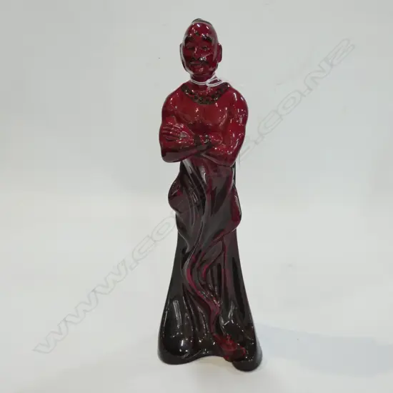 ROYAL DOULTON FLAMBE 'THE GENIE' H. 250MM