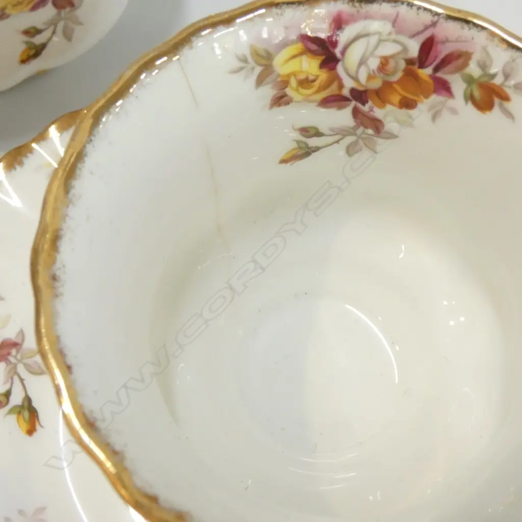 20 PCE ROYAL ALBERT 'LENORA' FAULTS Image 1++