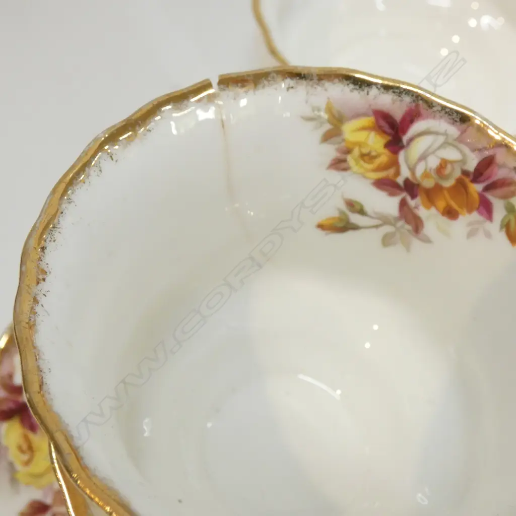 20 PCE ROYAL ALBERT 'LENORA' FAULTS Image 1++