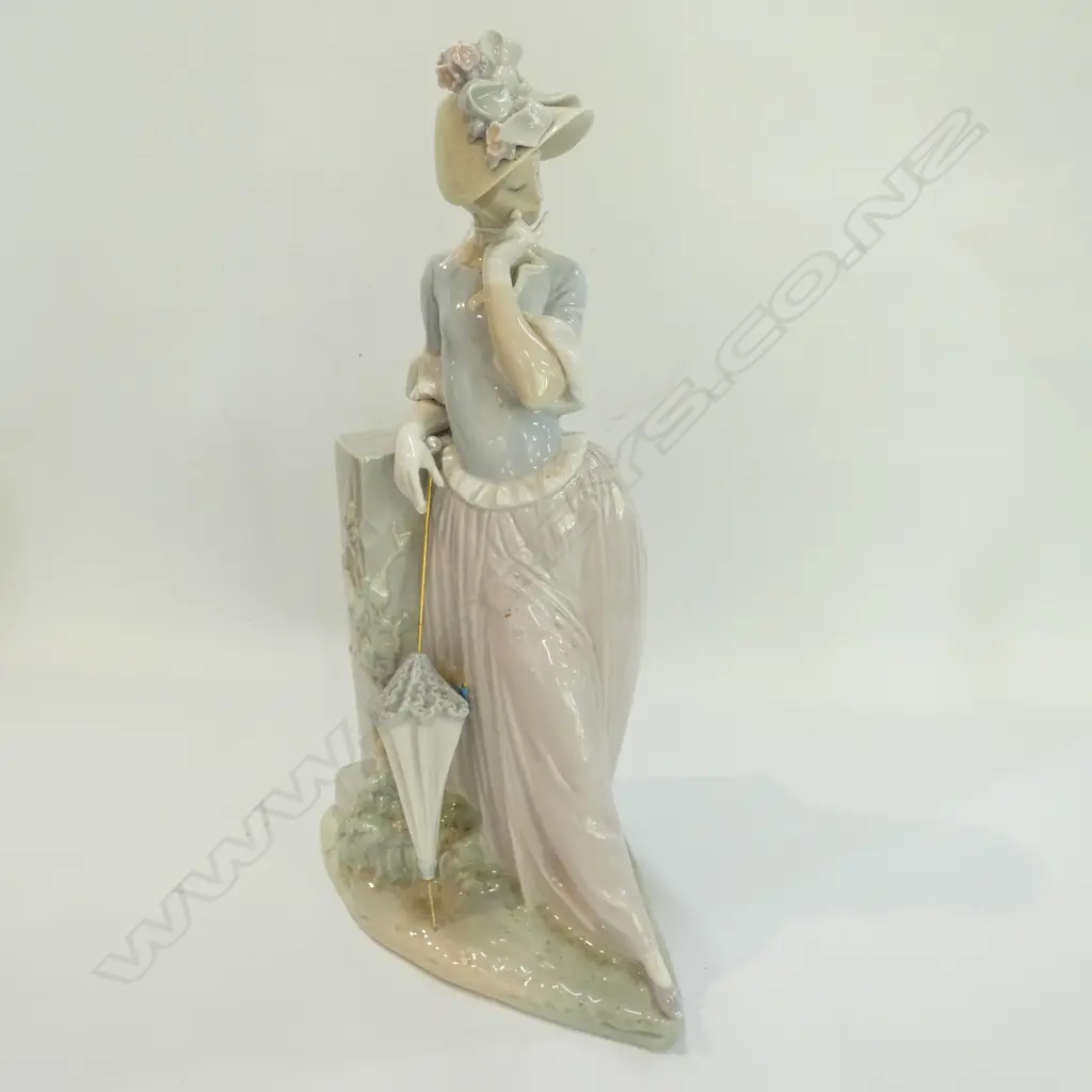 LLADRO FIGURE LADY WITH UMBRELLA Image 1++
