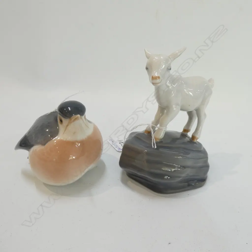 COPENHAGEN GOAT ON ROCK + BIRD Image 1++