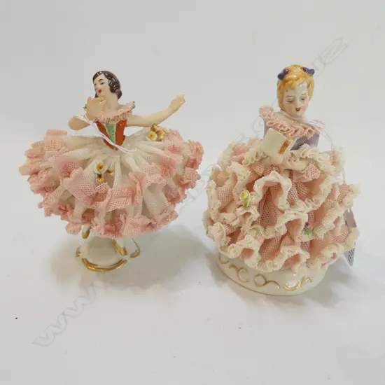 2 ALKA CHINA DANCING GIRLS