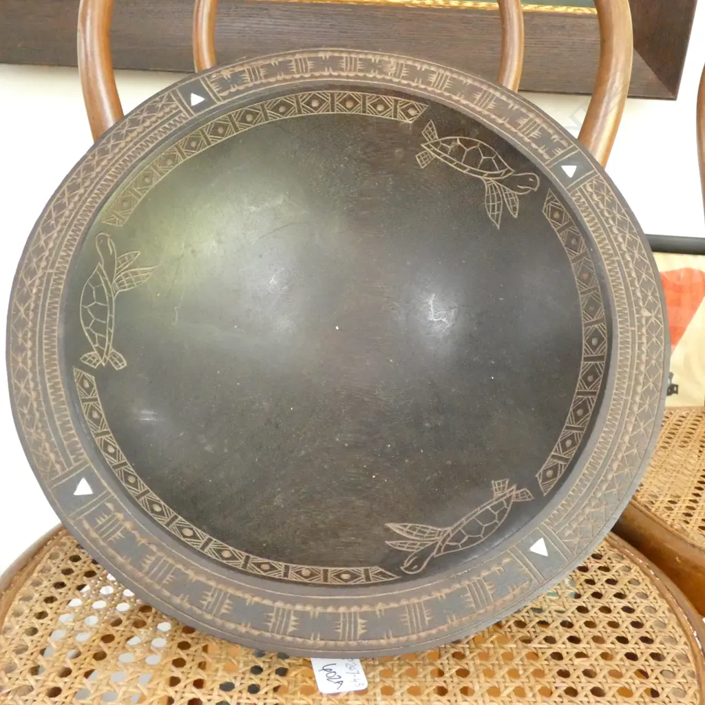 A GOOD LARGE PACIFIC ISLAND KAVA BOWL Image 1++