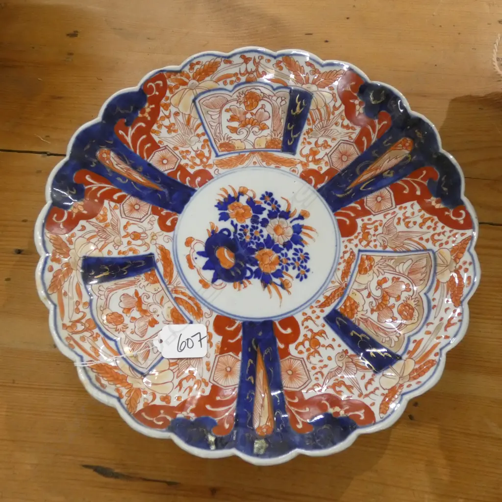 OLD JAPANESE IMARI CHARGER 310MM DIA Image 1++