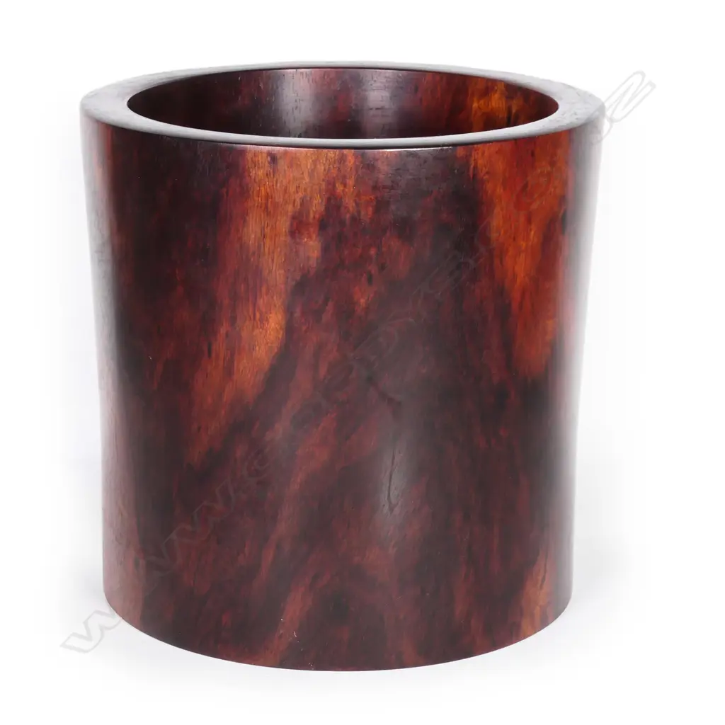 A large Chinese rosewood brushpot Image 1++