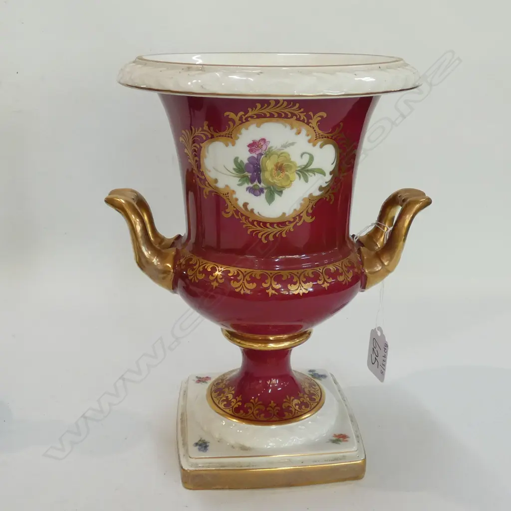 GERMAN KAISER 2 HANDLED VASE Image 1++