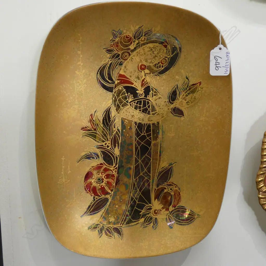 ROSENTHAL GILT WALL PLATE Image 1++