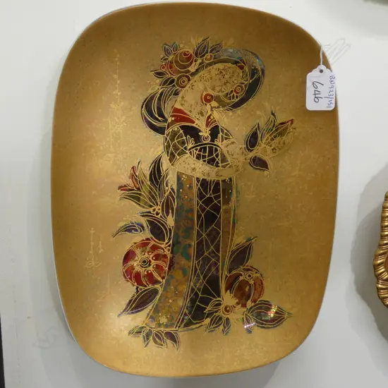 ROSENTHAL GILT WALL PLATE
