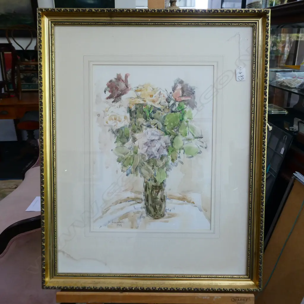 N MCMAHON W/COLOUR STILL LIFE Image 1++