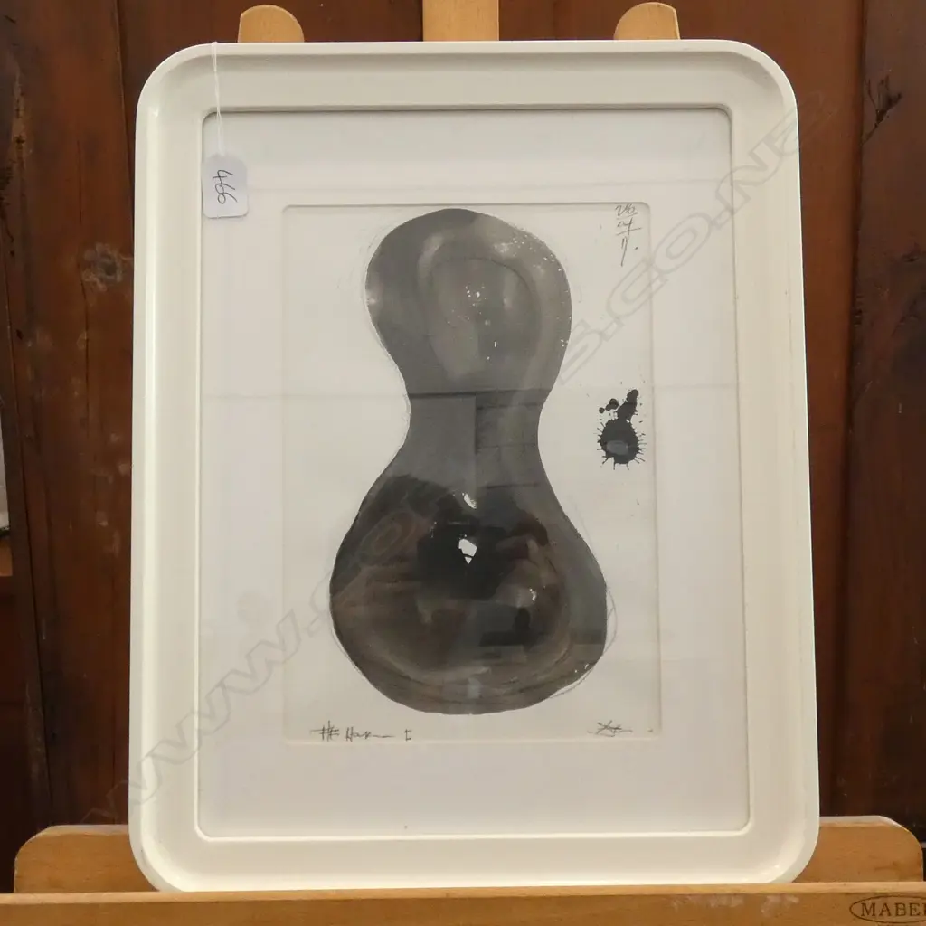 JONATHAN GIBB, ACRYLIC & PENCIL, 'HOUR 1' 2011 195 X 290 MM Image 1++