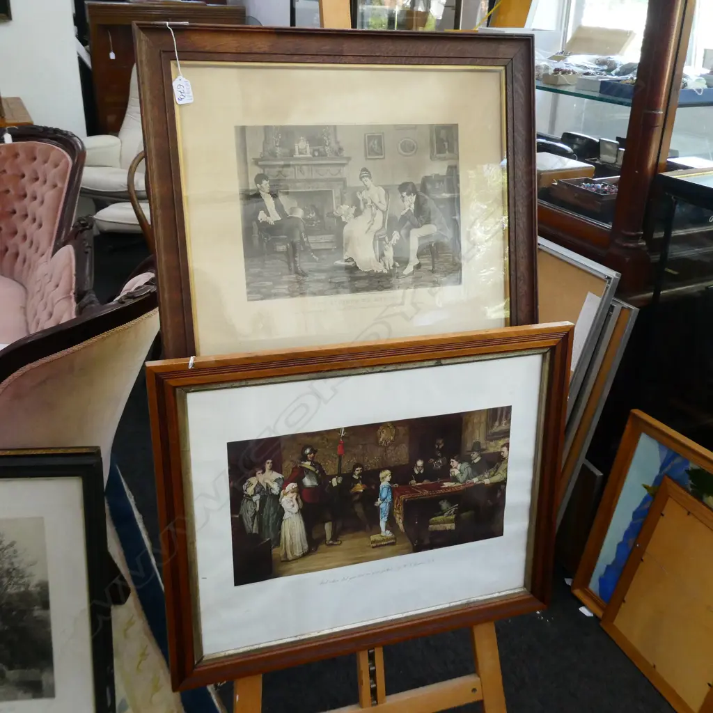 2 PRINTS; 'TWO STRINGS TO HER BOW' & 'AND WHEN DID YOU...' Image 1++