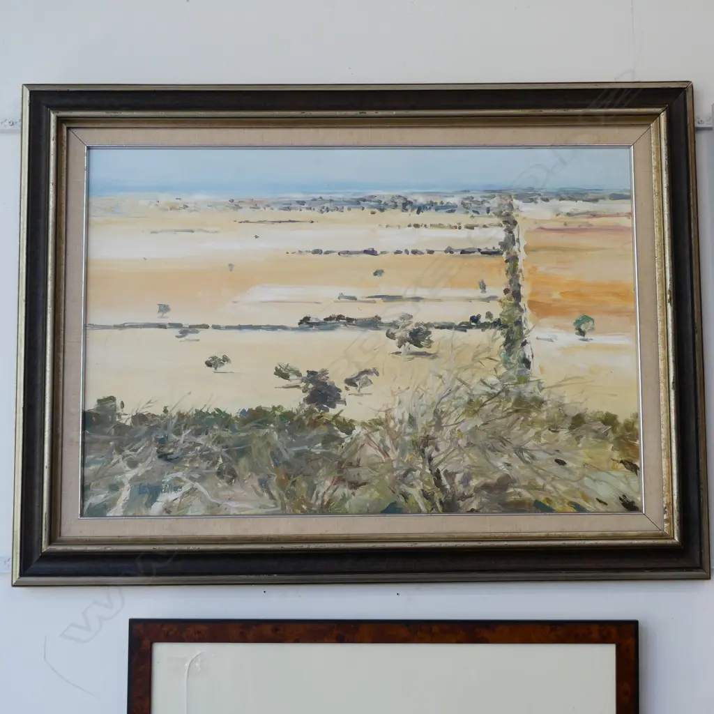 LES FINCH OIL PAINTING 'LOOKING TOWARDS LARA.... Image 1++