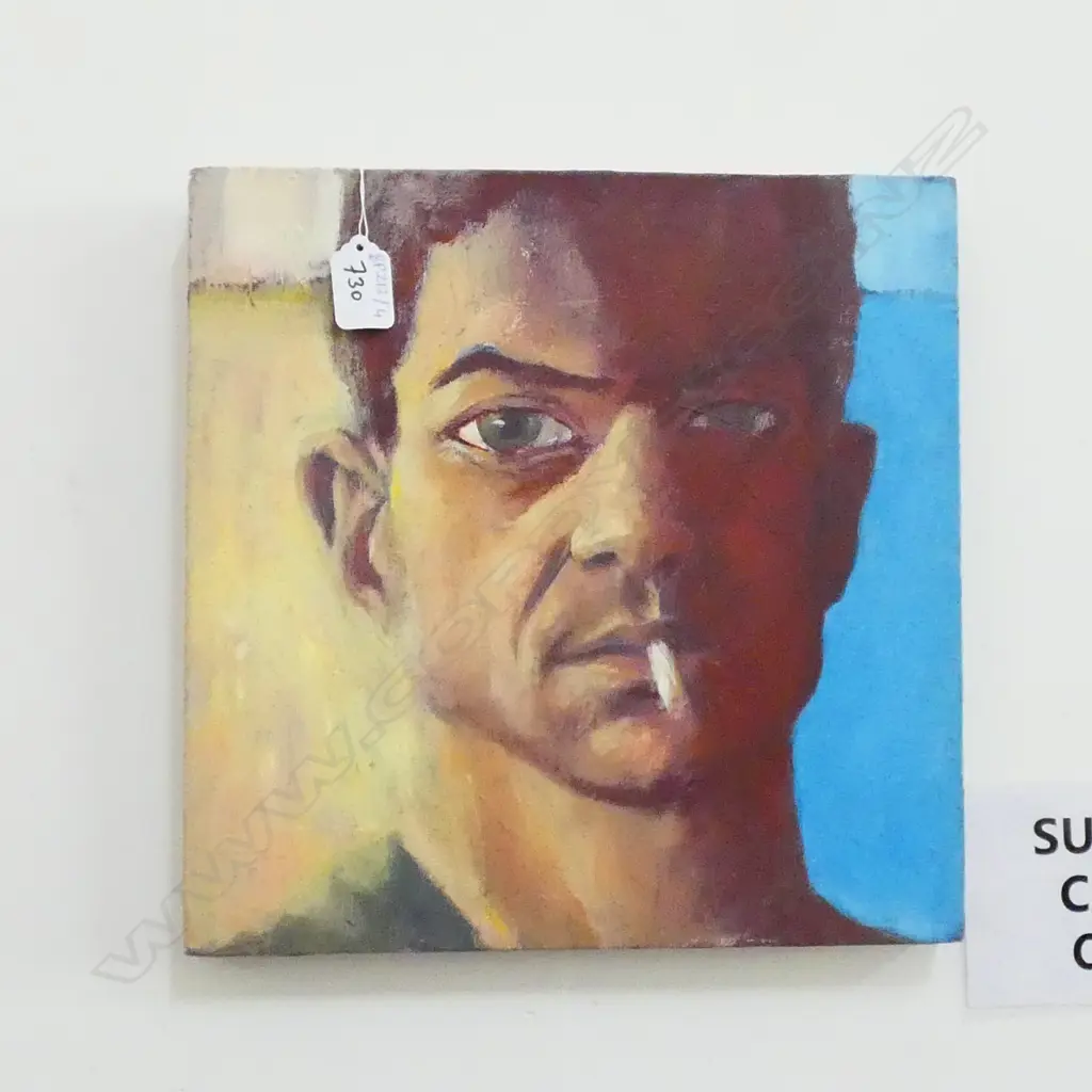 DOUG FORD 'REFLECTION' OIL ON CANVAS, SIGNED & DATED 2004 305 x 305mm Image 1++