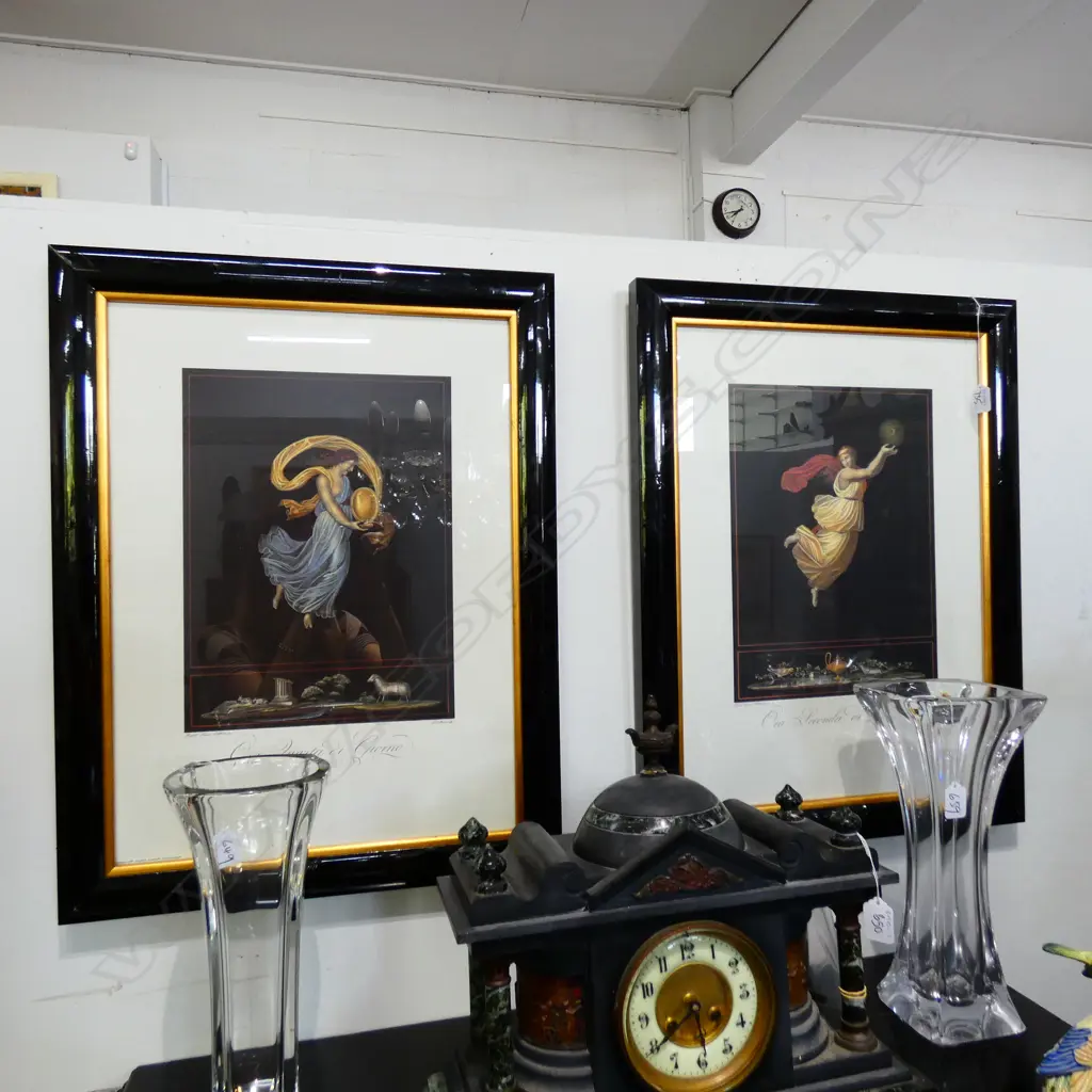 PR OF FRAMED CLASSICAL ITALIAN PRINTS 690 X 510 MM Image 1++