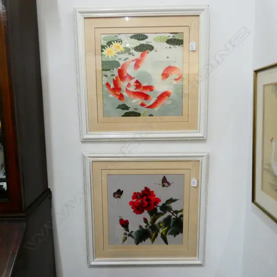 PR FINE CHINESE SILK EMBROIDERED PICTURES...