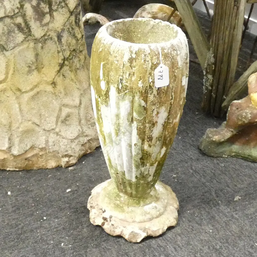 GARDEN ORNAMENT CONCRETE VASE H. 390MM Image 1++