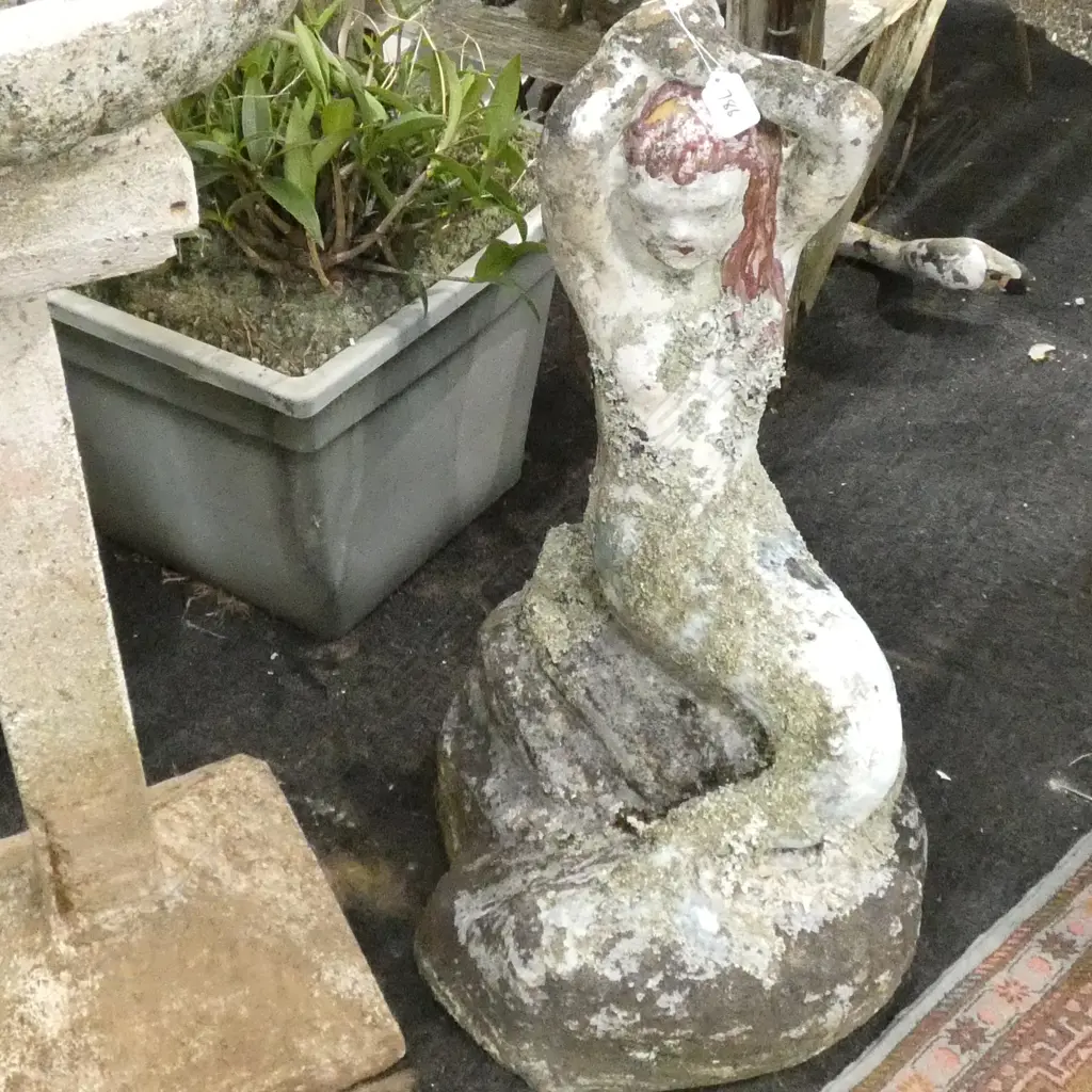 MERMAID GARDEN ORNAMENT H. 650MM Image 1++
