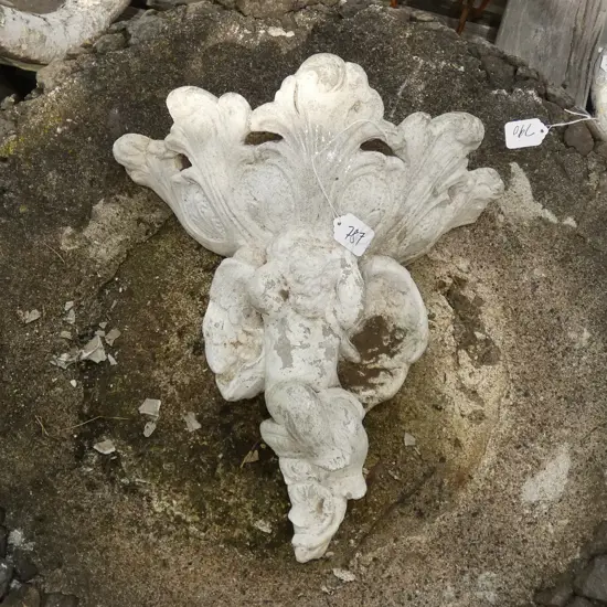 CHERUB CONCRETE WALL SHELF H. 370MM