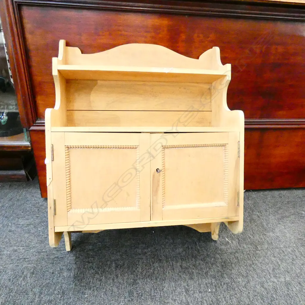 SMALL WOODEN WALL CUPBOARD W. 500MM Image 1++