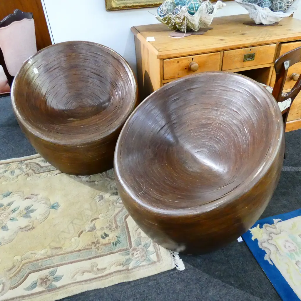 PR CANE RATTAN ROUND CHAIRS Image 1++