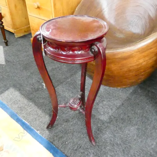 MAHOGANY PLANT STAND