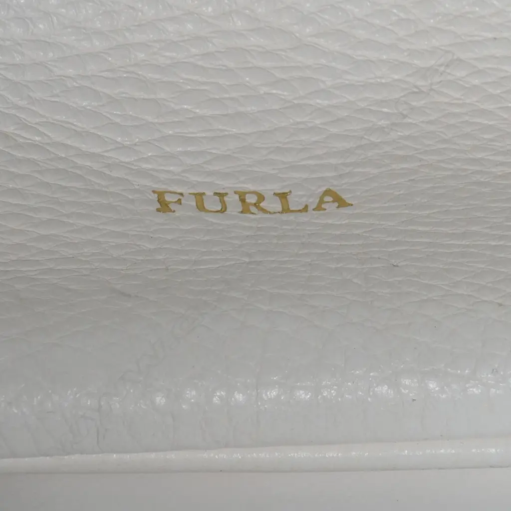 2 DESIGNER LEATHER HANDBAGS; STRIPED MICHAEL KORS & WHITE FURLA + PR LOUIS VUITTON? SHOES, SIZE 36 Image 1++