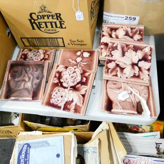 10 TILES APPROX 150MM SQUARE, AF 