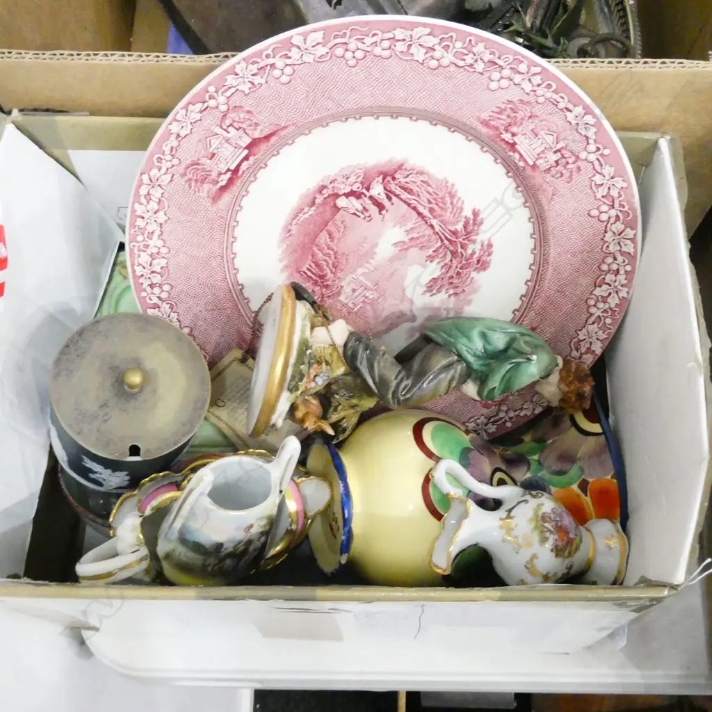 BOX LOT ASST. ENGLISH CHINA Image 1++
