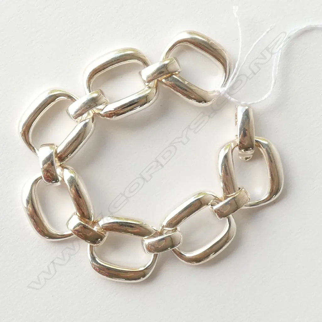 SILVER OROTON STYLE BRACELET 35.6 GMS Image 1++