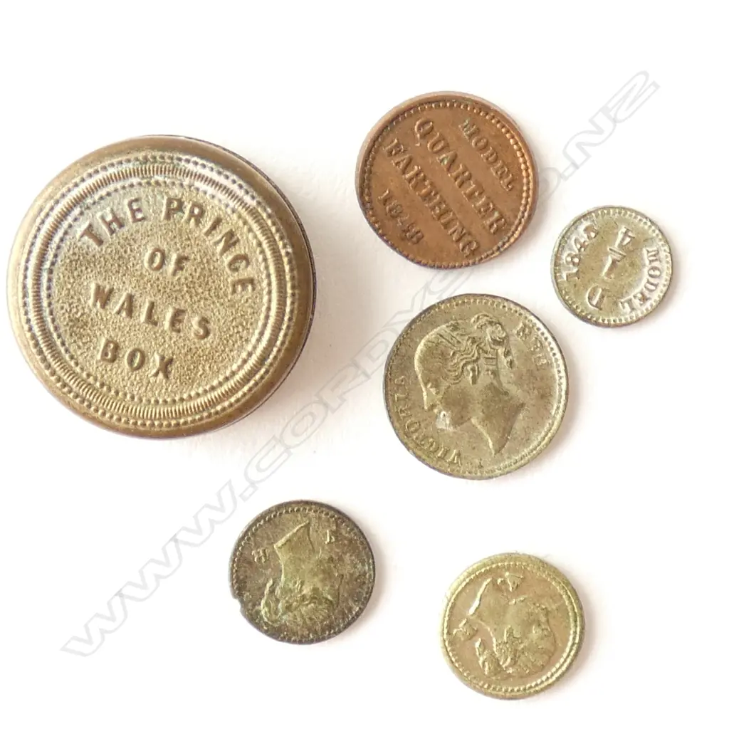 6 OLD (Victorian) MINI COINS.... Image 1++