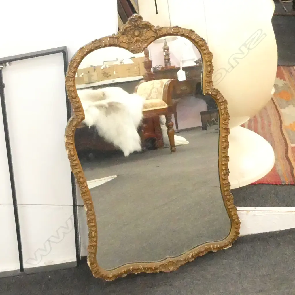 GILT FRAMED WALL MIRROR Image 1++