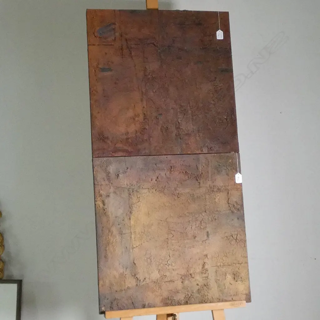 ANNEKA MIXED MEDIA ANCIENT ONE + TWO 540 X 540 MM Image 1++