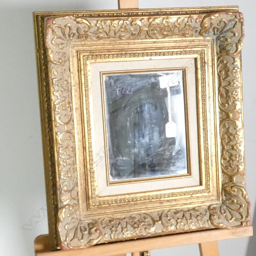 GILT FRAMED MIRROR H 490 MM Image 1++