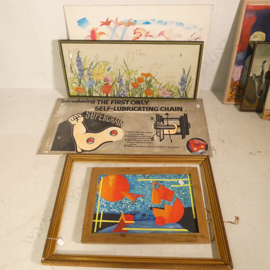 4 ASST ARTWORKS + 2 FRAMES Image 1++