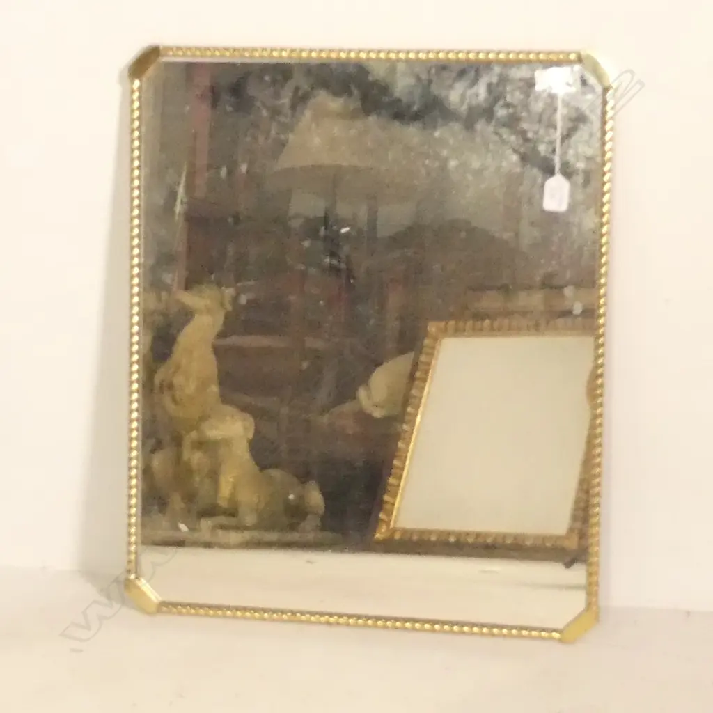 BRASS FRAMED MIRROR H 630 MM Image 1++
