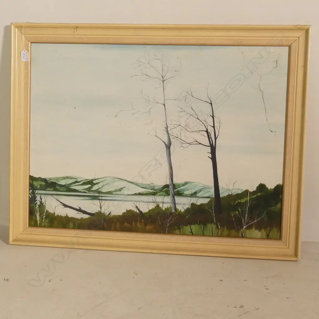 ROBERT F. SANSON OIL ON BOARD WAIKAWA 620 X 850 MM Image 1++