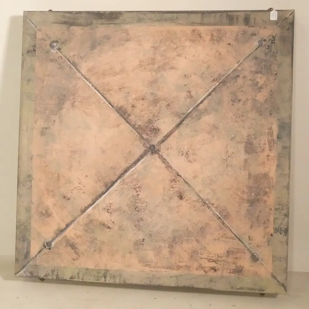 ARTIST UNKNOWN ACRYLIC ON CANVAS 1000 X 1000 MM  Image 1++