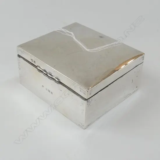 STG SILVER CIGARETTE BOX, BIRMINGHAM 1908 X GRAMS
