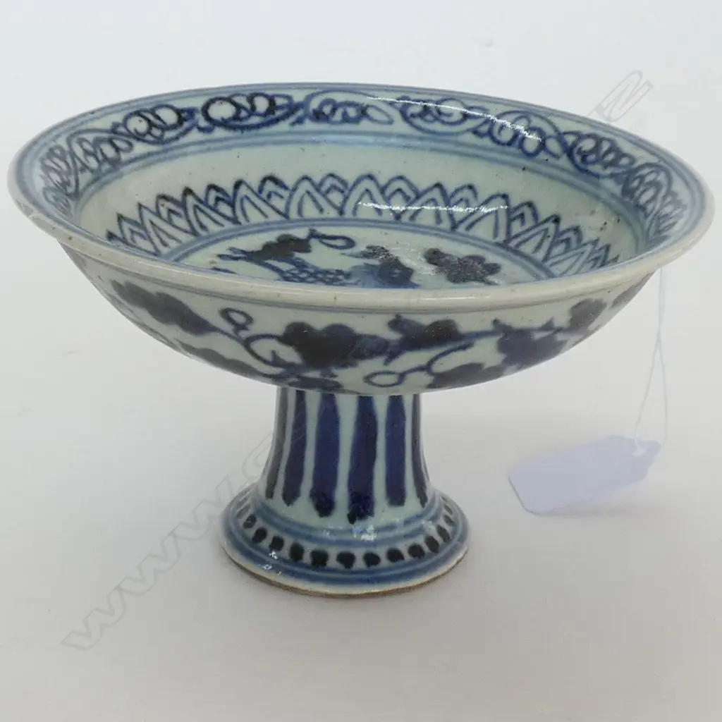 CHINESE B&W TAZZA ANIMAL TO CENTRE, DIAM 145mm  Image 1++