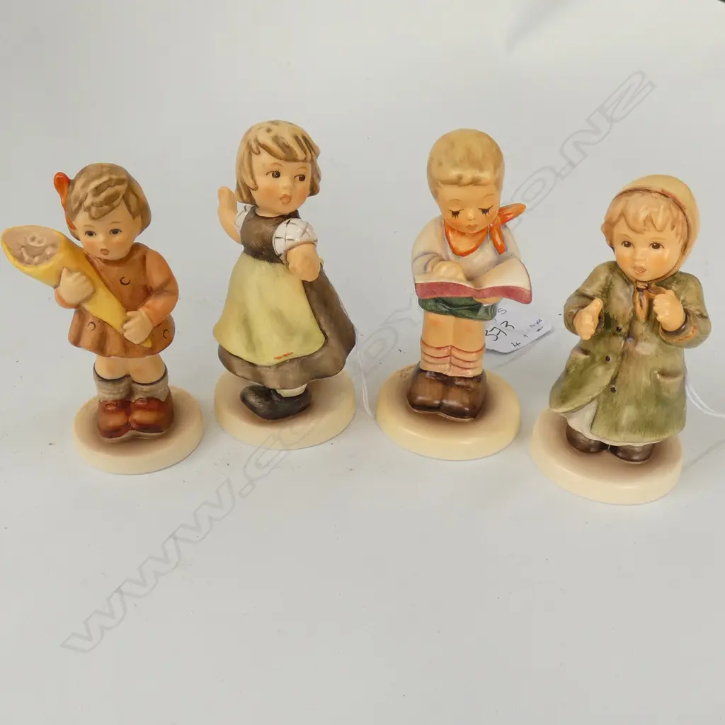 4 X HUMMEL--SPRING WALTZ 912/B--KEEPING TIME 2183, HONOR STUDENT 2087/B--A SWEET OFFER 549 3/0 Image 1++