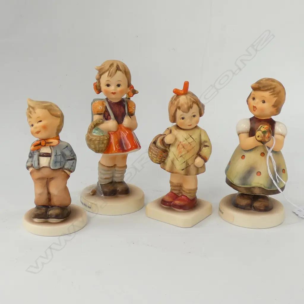 4 X HUMMEL--SCHOOL GIRL 81 2/0--FOR MOTHER 257 2/0, SCAMP 553--FROM THE HEART 761 Image 1++