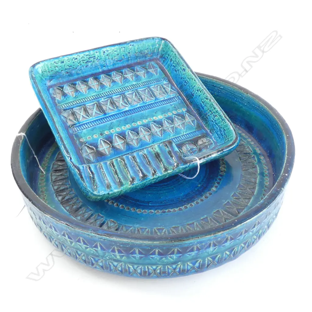 BITOSSI RIMINI BLU CIRCULAR BOW Dia.270mm & ASHTRAY Image 1++