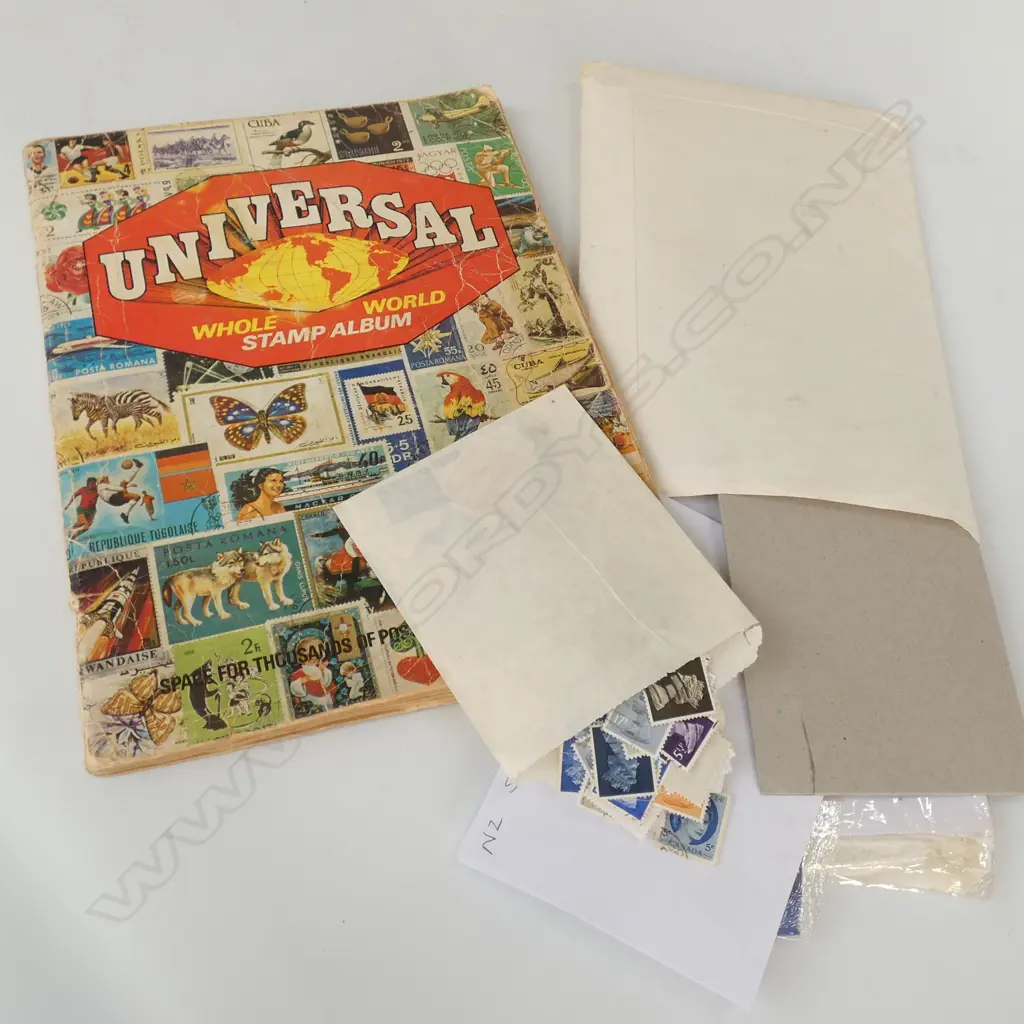 STAMP ALBUM AND STAMPS Image 1++