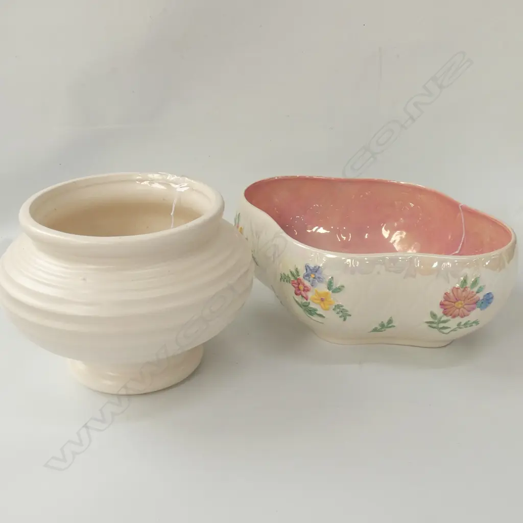 MALING BOWL L. 240MM AND LURALINE USA VASE H. 130MM Image 1++