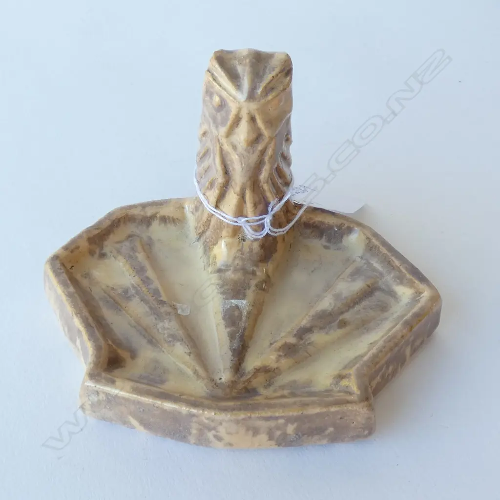 BRITISH STUDIO POTTERY MIDDLETON LEEDS DISH W.105MM Image 1++