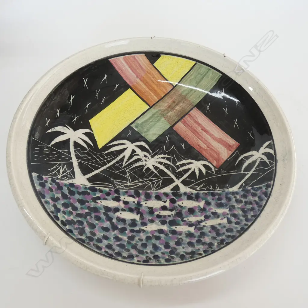 LARGE C1982 WARREN TIPPET  BOWL Image 1++